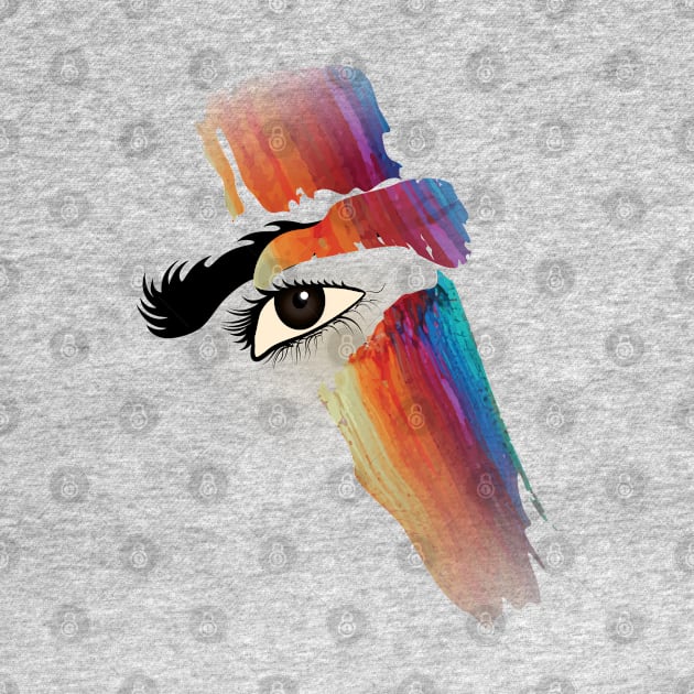 rainbow eye by Express Yourself everyday